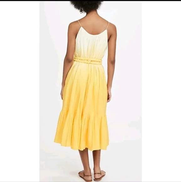 NWT RHODE Lea Dress In Yellow Ombre Size Small - Picture 4 of 15